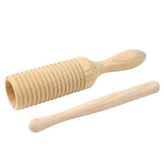 Wooden Sound Tube Single Ring Percussion Cylinder