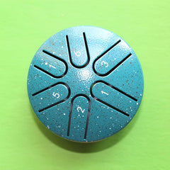 Steel Tongue Drum 7 62 Cm 6 Tone Portable Percussion Instrument