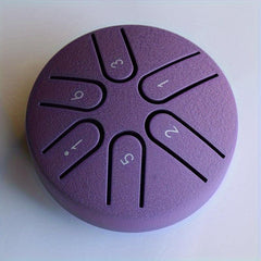 Steel Tongue Drum 7 62 Cm 6 Tone Portable Percussion Instrument