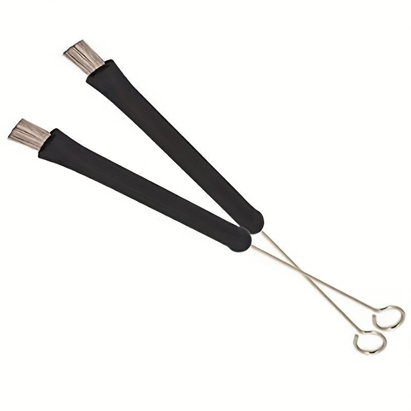 Metal Wire Drum Brushes Cleaning Tool Portable Jazz Musical Sticks