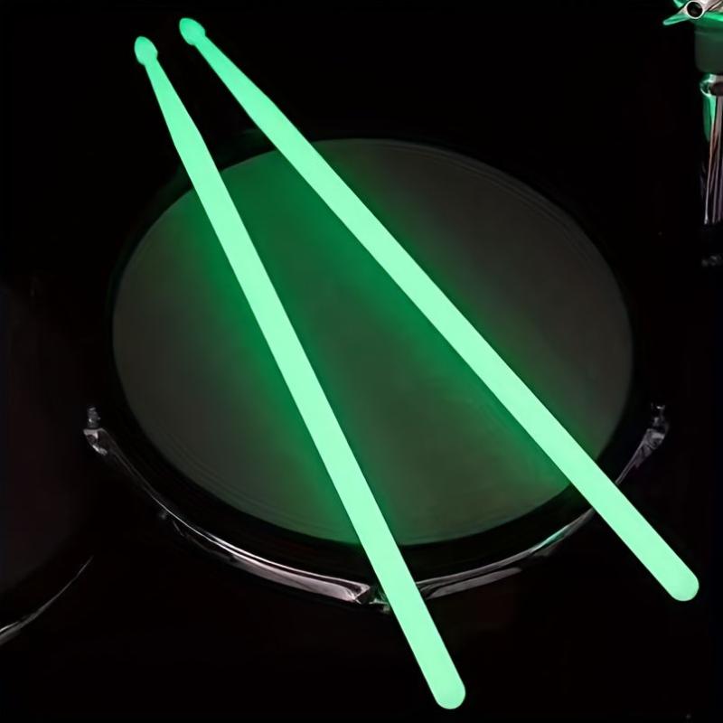 Enhanced Brightness Fluorescent Drum Stick Luminous Drum Stick Holder
