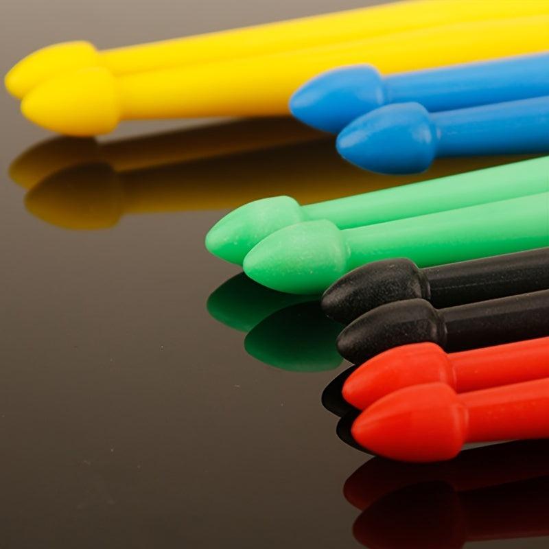 5A Multicolored Drum Stick Non-slip Handle Jazz Drum Stick