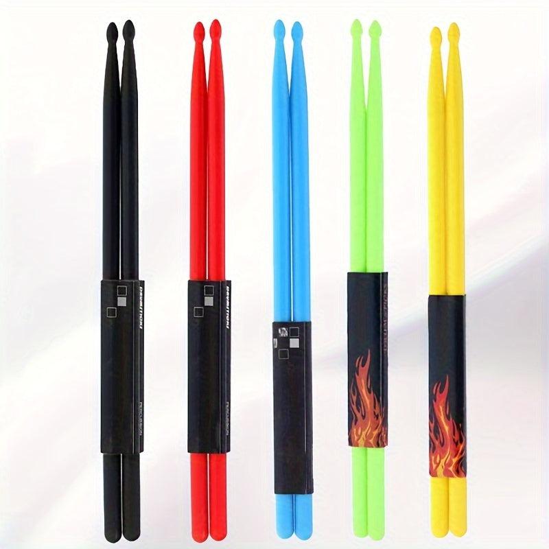 5A Multicolored Drum Stick Non-slip Handle Jazz Drum Stick