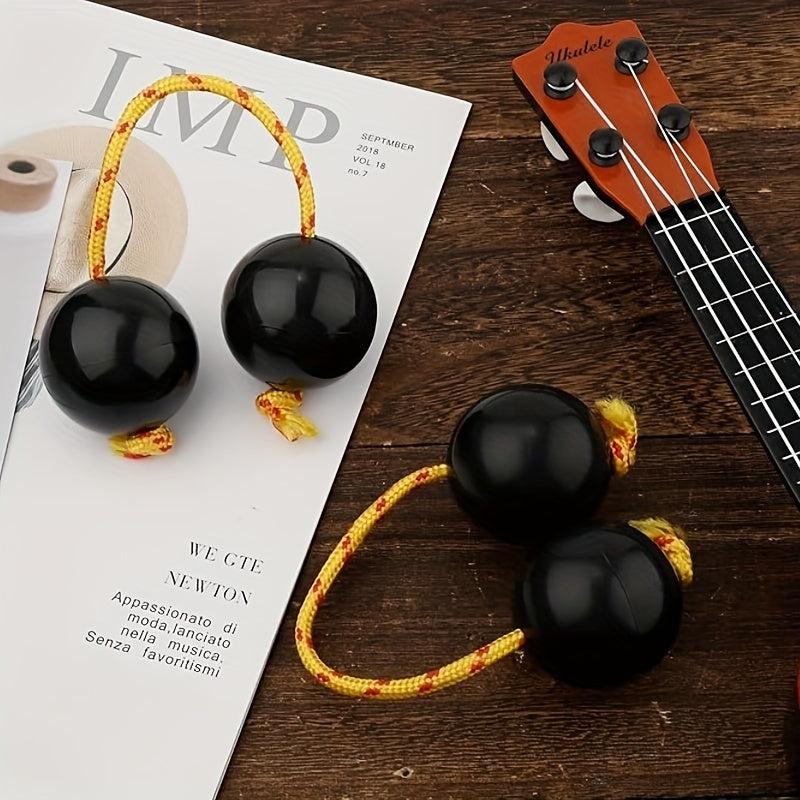 2pcs Aslatuas Rhythmic Ball ABS Kashaka Shaker Instrument