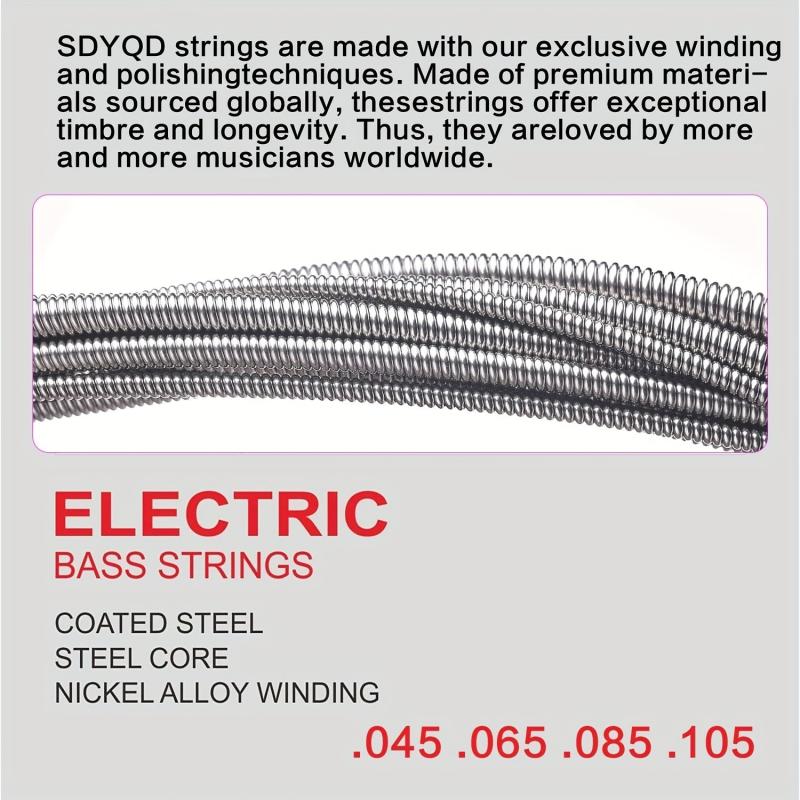 SDYQD Bass Guitar Strings - Perfect Intonation, Consistent Feel