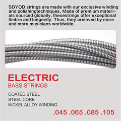 SDYQD Bass Guitar Strings - Perfect Intonation, Consistent Feel