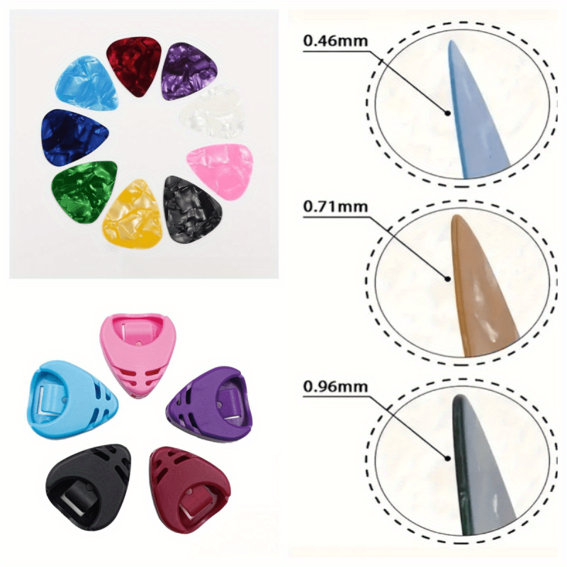Guitar Paddles Set for Various Guitars, Yukriri Random