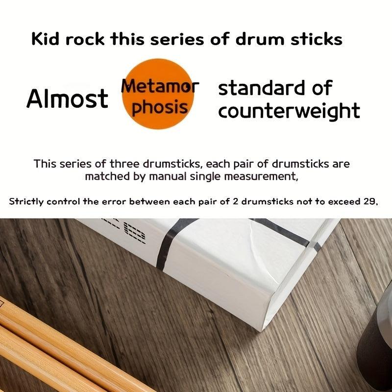 Jazz Drum Sticks on Shelf - Drum Hammers for Drums