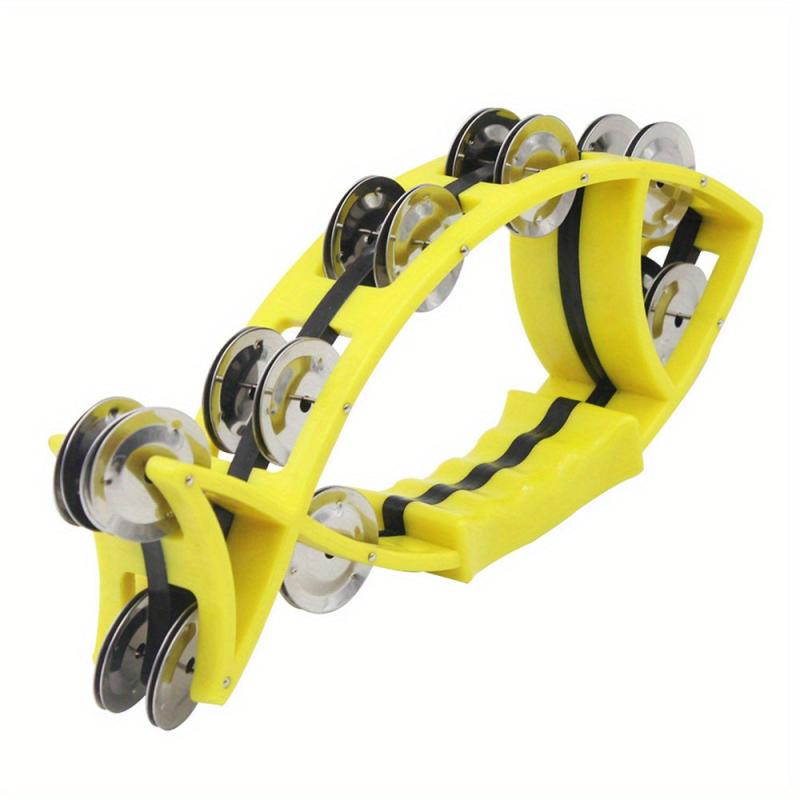 Fish Shaped Handbell Rattles Tambourine for Education Performance
