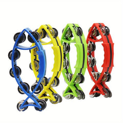 Fish Shaped Handbell Rattles Tambourine for Education Performance