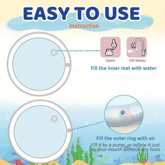 24 4inch Inflatable Baby Water Mat Early Education Fun Water Game Christmas Gift