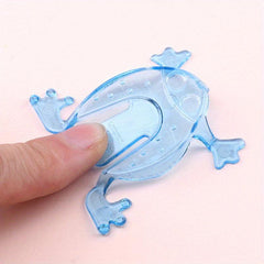 100pcs Leaping Frog Toys Transparent Plastic Parent Child Toy