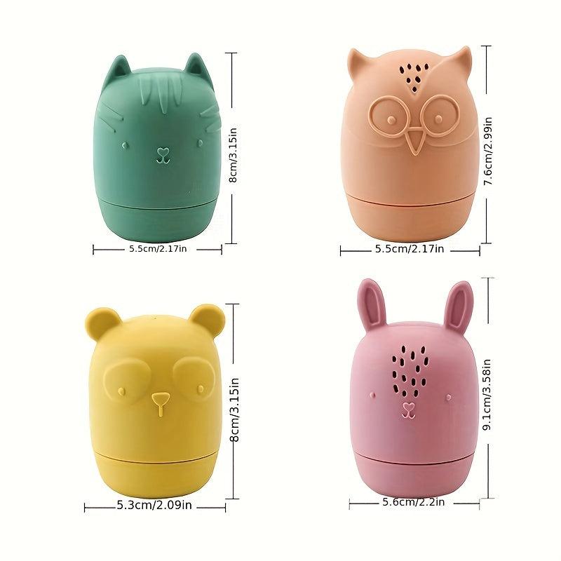 Bumble Bear Mold Silicone Bath Toys Non Toxic Infant Bathtub Toy