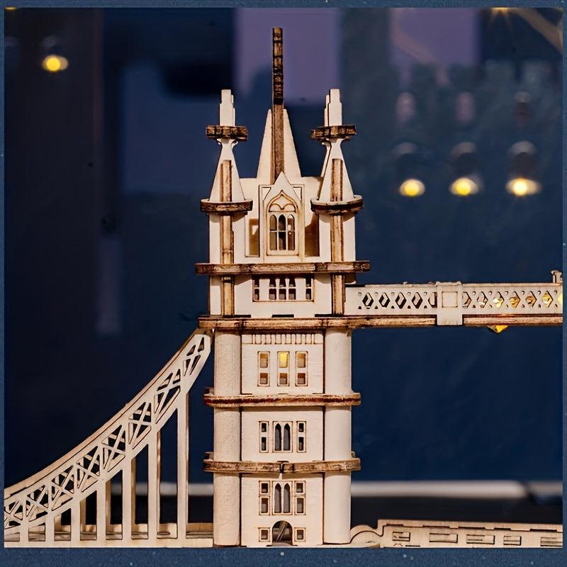 3D Puzzle London Tower Bridge Construction Model Toy Gift