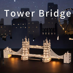 3D Puzzle London Tower Bridge Construction Model Toy Gift