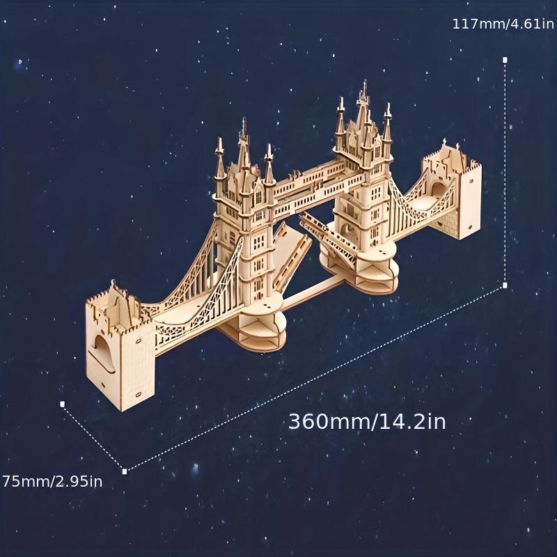 3D Puzzle London Tower Bridge Construction Model Toy Gift