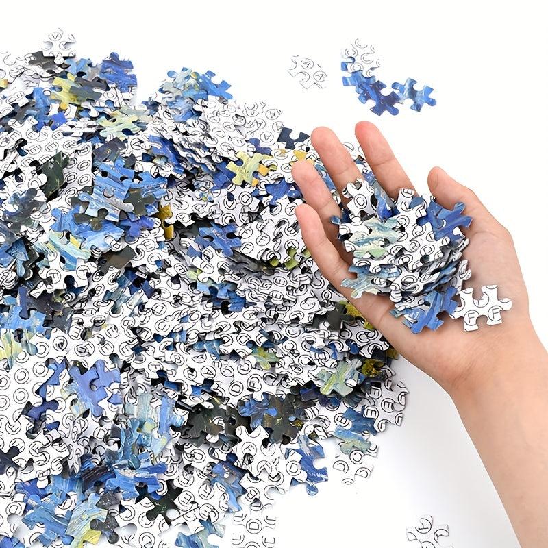 1,000-Piece Starry Sky Jigsaw Puzzle - Relaxing Landscape Art