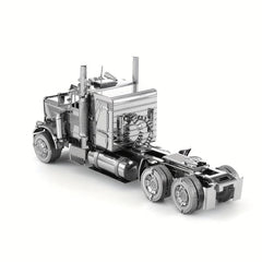 DIY Metal Jigsaw Puzzle 3D Long Nose Truck Model Christmas Gift