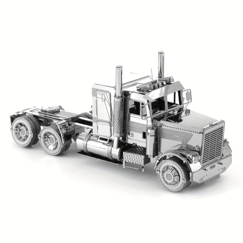 DIY Metal Jigsaw Puzzle 3D Long Nose Truck Model Christmas Gift