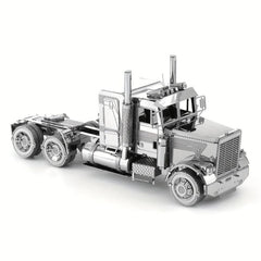DIY Metal Jigsaw Puzzle 3D Long Nose Truck Model Christmas Gift