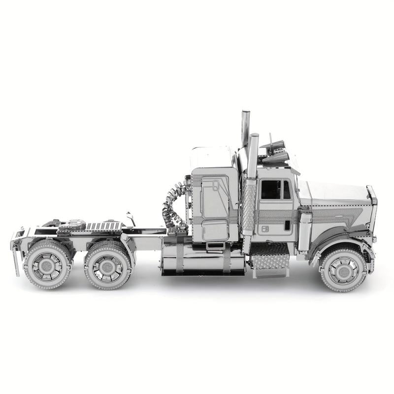 DIY Metal Jigsaw Puzzle 3D Long Nose Truck Model Christmas Gift