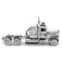 DIY Metal Jigsaw Puzzle 3D Long Nose Truck Model Christmas Gift