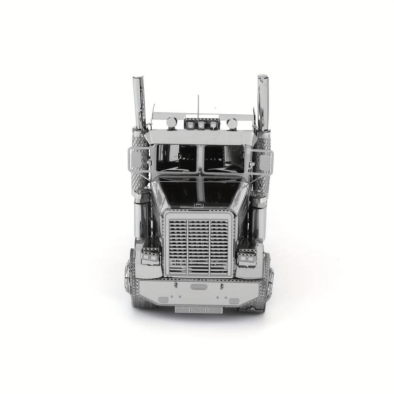 DIY Metal Jigsaw Puzzle 3D Long Nose Truck Model Christmas Gift