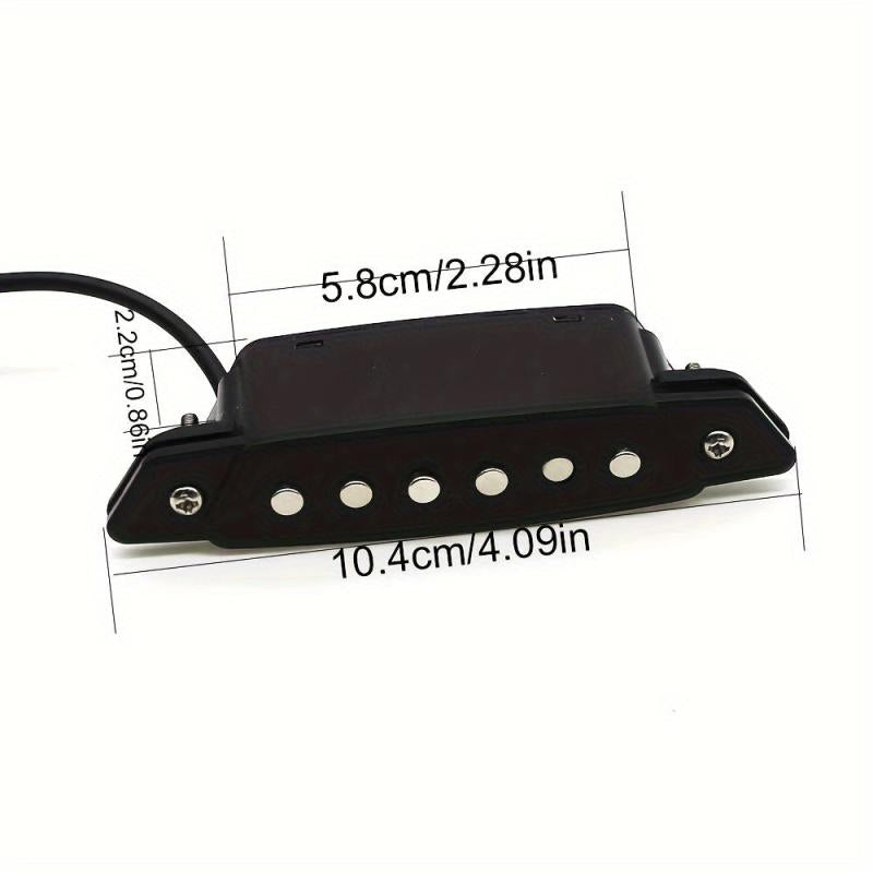 6 Holes Soundhole for Acoustic Guitar Classical Guitar with Screwdriver