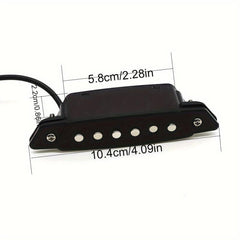 6 Holes Soundhole for Acoustic Guitar Classical Guitar with Screwdriver