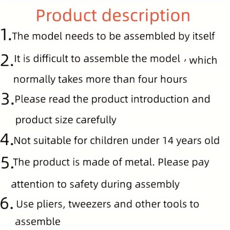 Metal Assembly Toy Car Model 3D Puzzle Racing Car