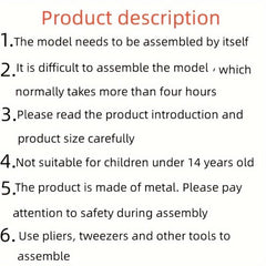 Metal Assembly Toy Car Model 3D Puzzle Racing Car