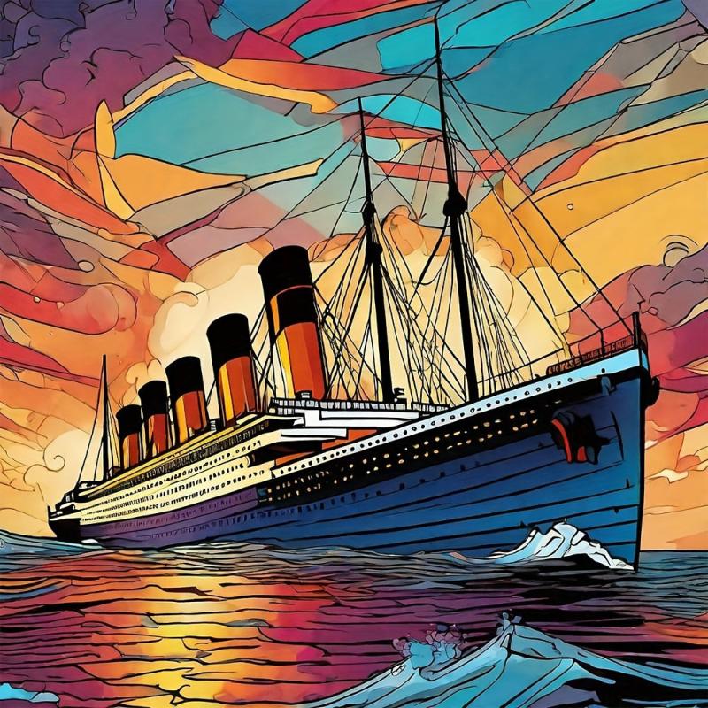 Titanic Wooden Jigsaw Puzzle Irregular Shape Particles Focus Exercise