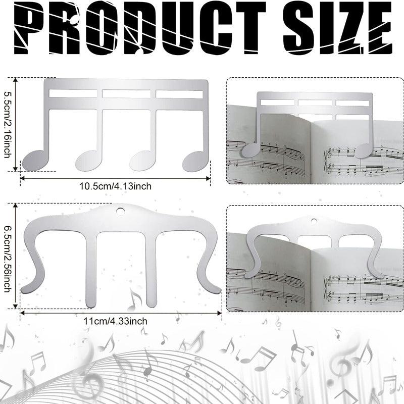 Cat Shaped Metal Music Bookmark for Sheet Stand