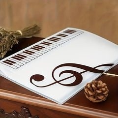 A4 Music Sheet File Folder - 40 Pocket Plastic - Document Storage