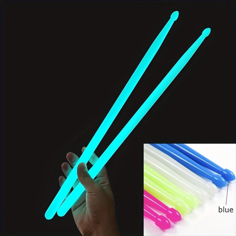 Luminous Light Up Drumsticks 5A Green for Stage Drummers