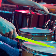 Luminous Light Up Drumsticks 5A Green for Stage Drummers