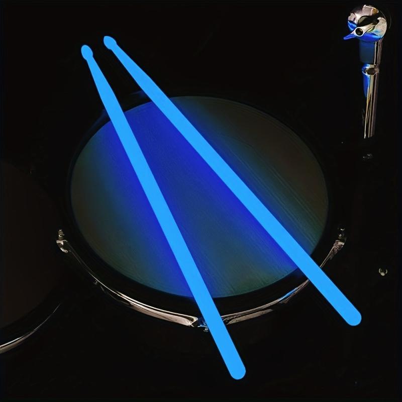 Luminous Light Up Drumsticks 5A Green for Stage Drummers