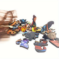 Fantasy Princess Wooden Puzzle Unique Shaped Wooden Puzzle High Puzzle