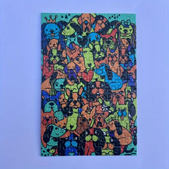Cartoon Dog Mini Jigsaw Puzzle Toy