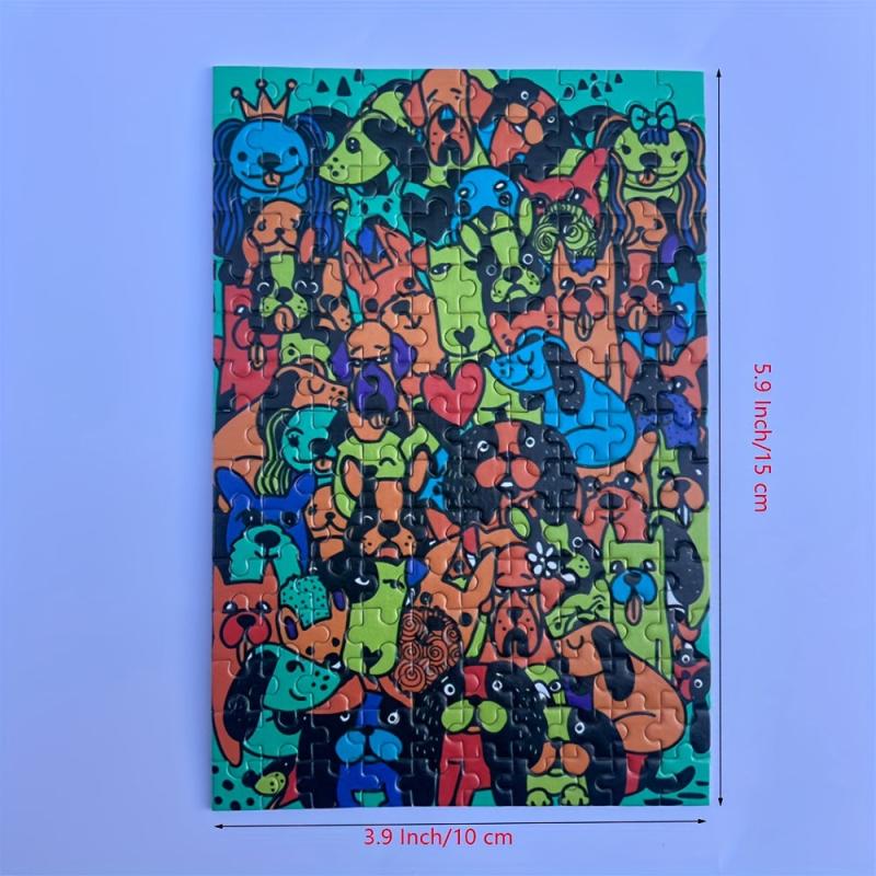 Cartoon Dog Mini Jigsaw Puzzle Toy