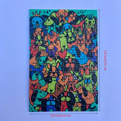 Cartoon Dog Mini Jigsaw Puzzle Toy