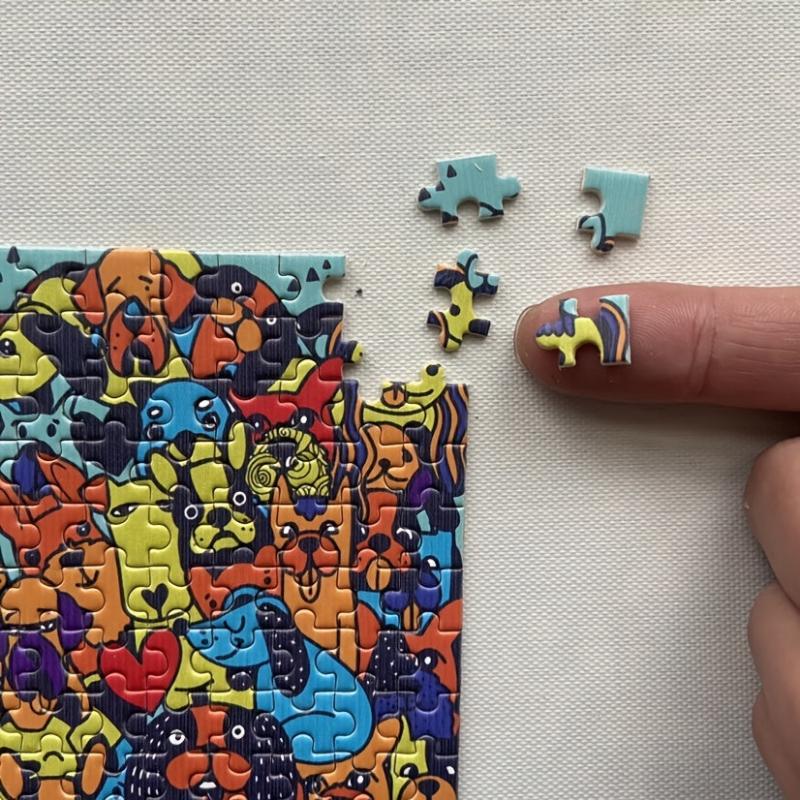 Cartoon Dog Mini Jigsaw Puzzle Toy
