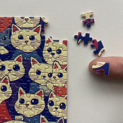 150pcs Mini Test Tube Puzzle Painting Jigsaw Cat