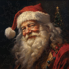 Christmas Santa Claus Wooden Puzzle Animal Puzzle Adult Decompression