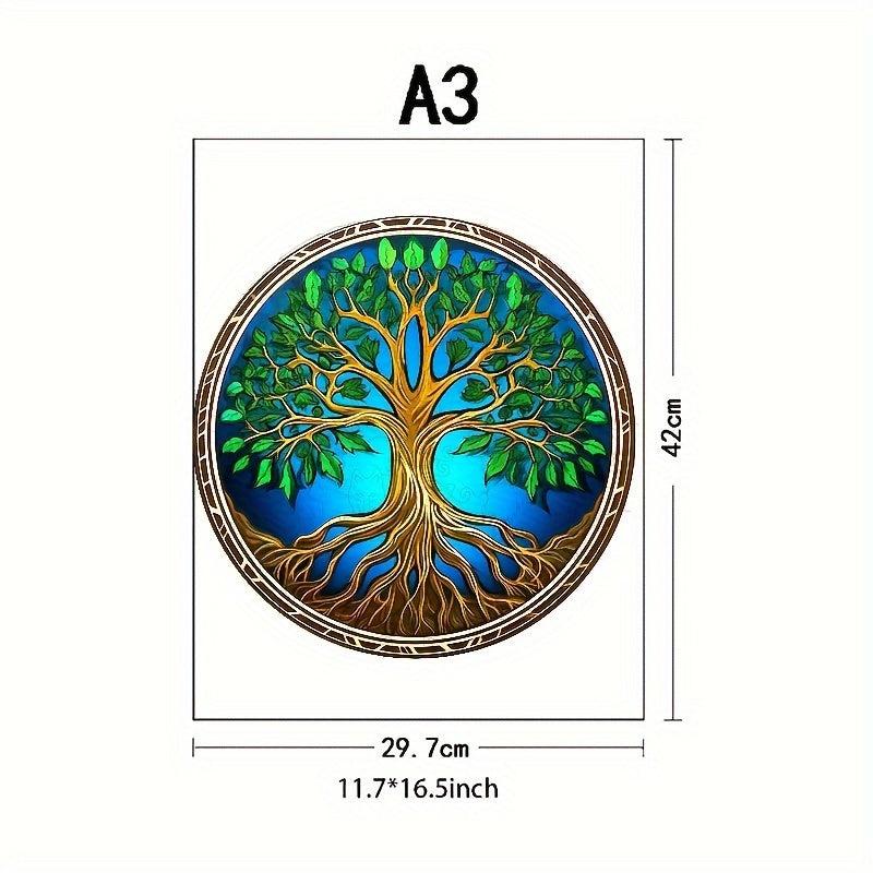 Lucky Tree Wooden Puzzles For Advanced Players Creative Assorted Special Shapes