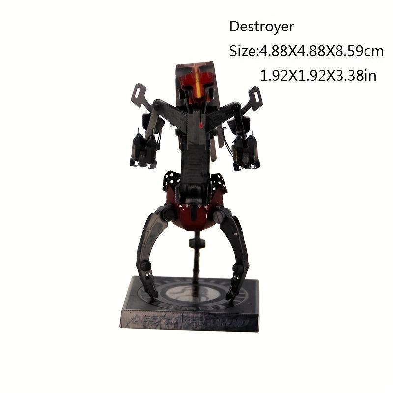 Colorful Destroyer 3D Metal Jigsaw Puzzle DIY Model Kit