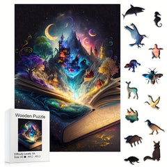 Magic Forest Wooden Puzzle - Irregular Animal Shapes