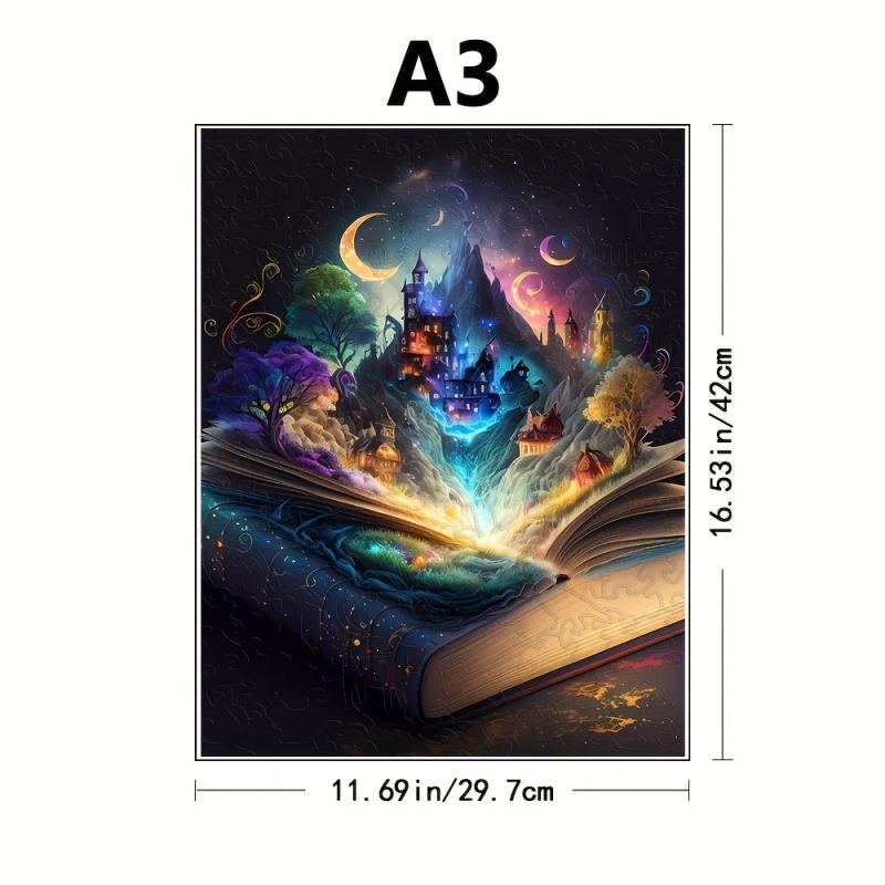 Magic Forest Wooden Puzzle - Irregular Animal Shapes