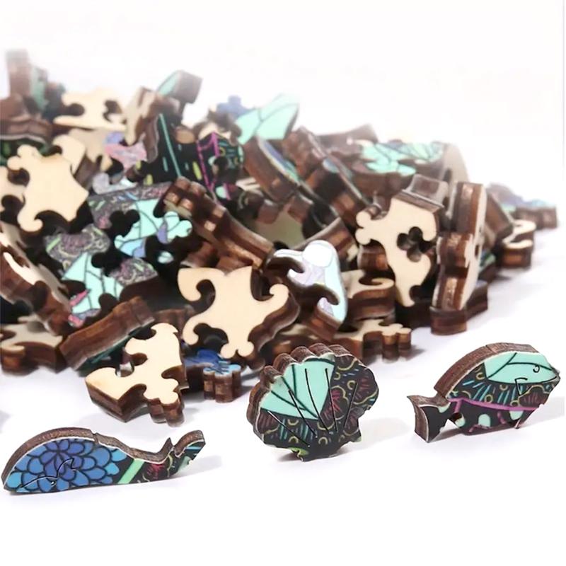 Butterfly Shaped Jigsaw Puzzle - Unique Animal Wooden Puzzle