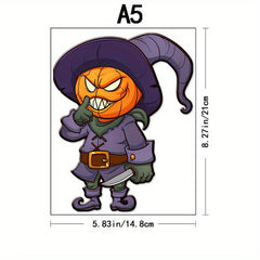 Halloween Pumpkin Head Wooden Jigsaw Puzzles for Adults and Kids